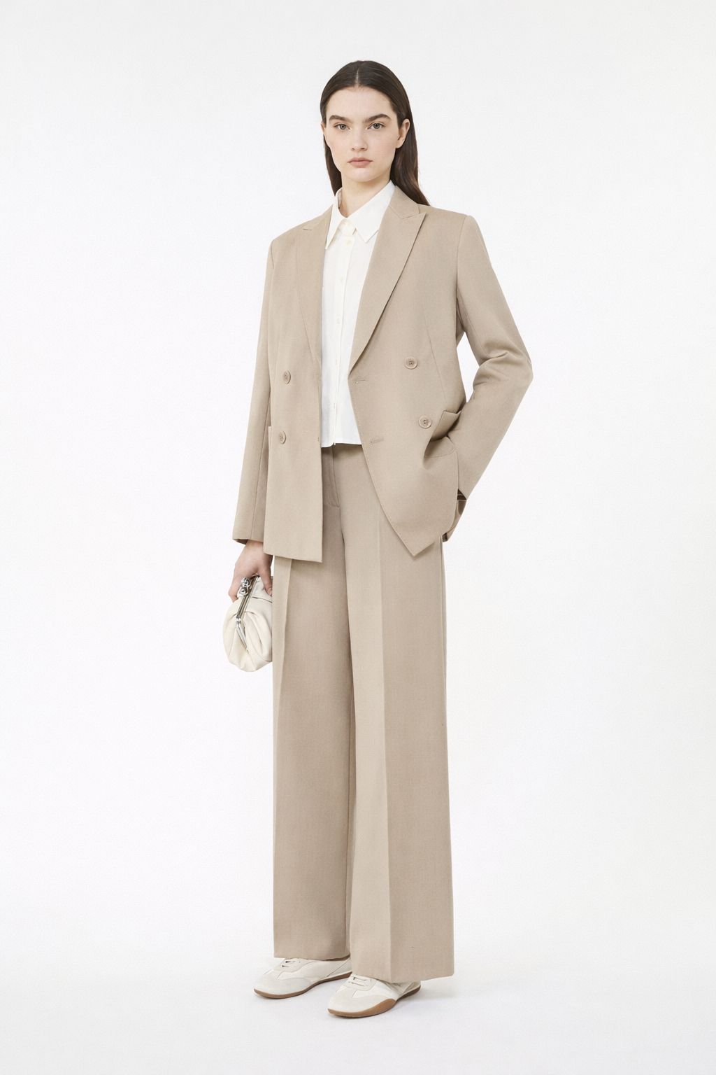 Weekend MaxMara Woollen Cloth Palazzo Trousers   WKDVISIVO