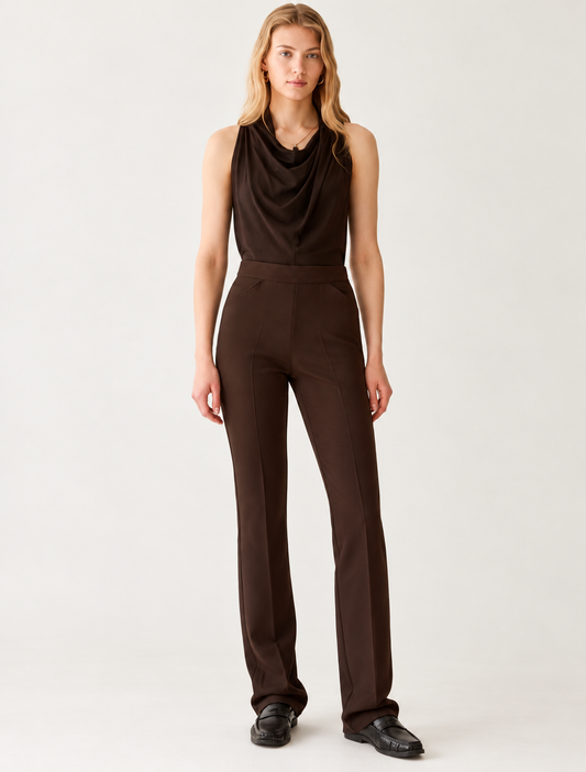 Pennyblack Technical Fabric Trousers Chocolate