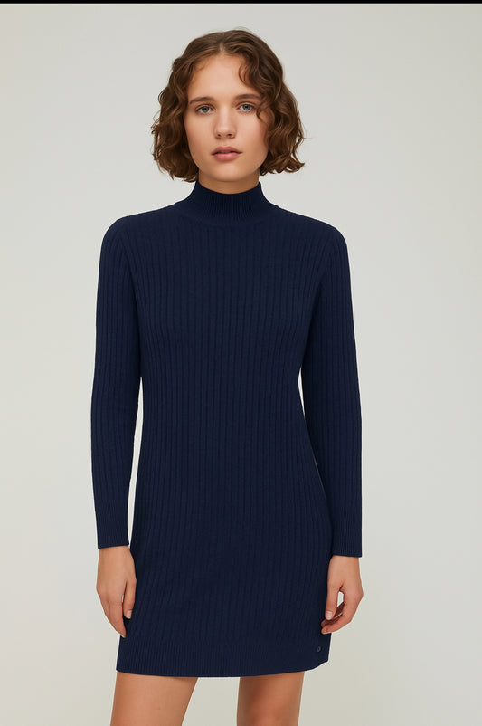 PennyBlack Navy Knit Dress  Certosa