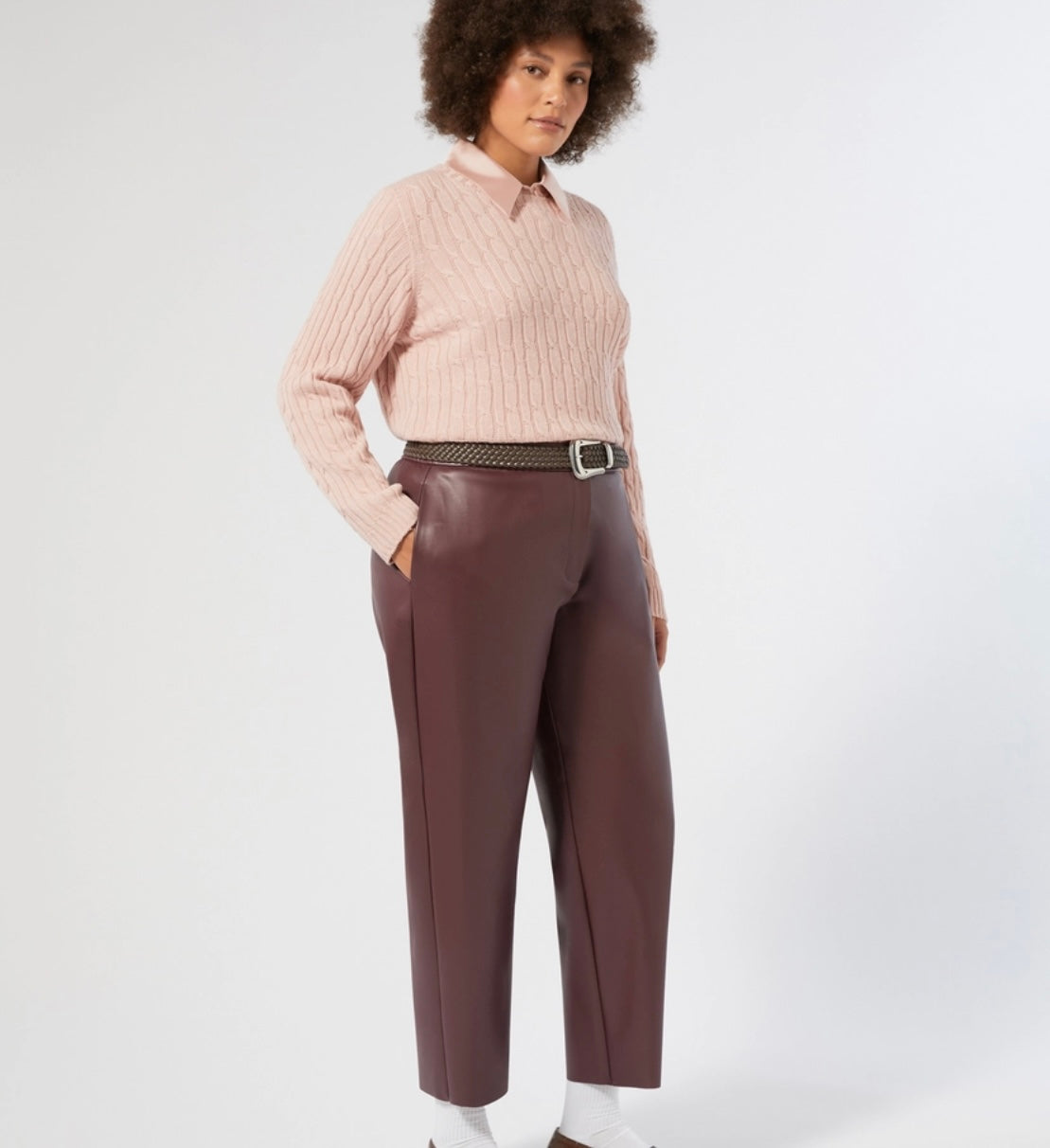 Marina Rinaldi Wool and Viscose Sweater