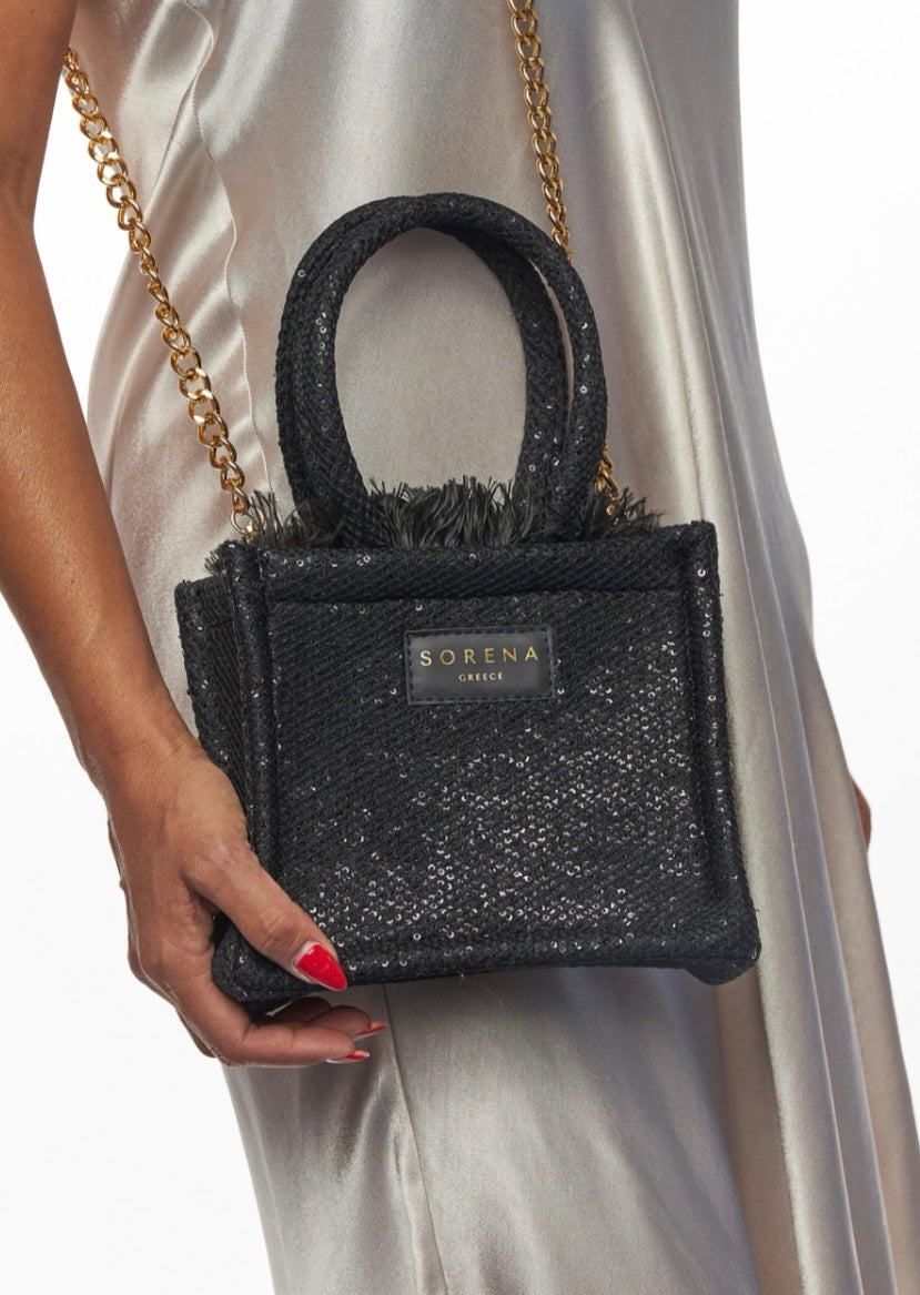 Sorena Adora Black Mini Tote