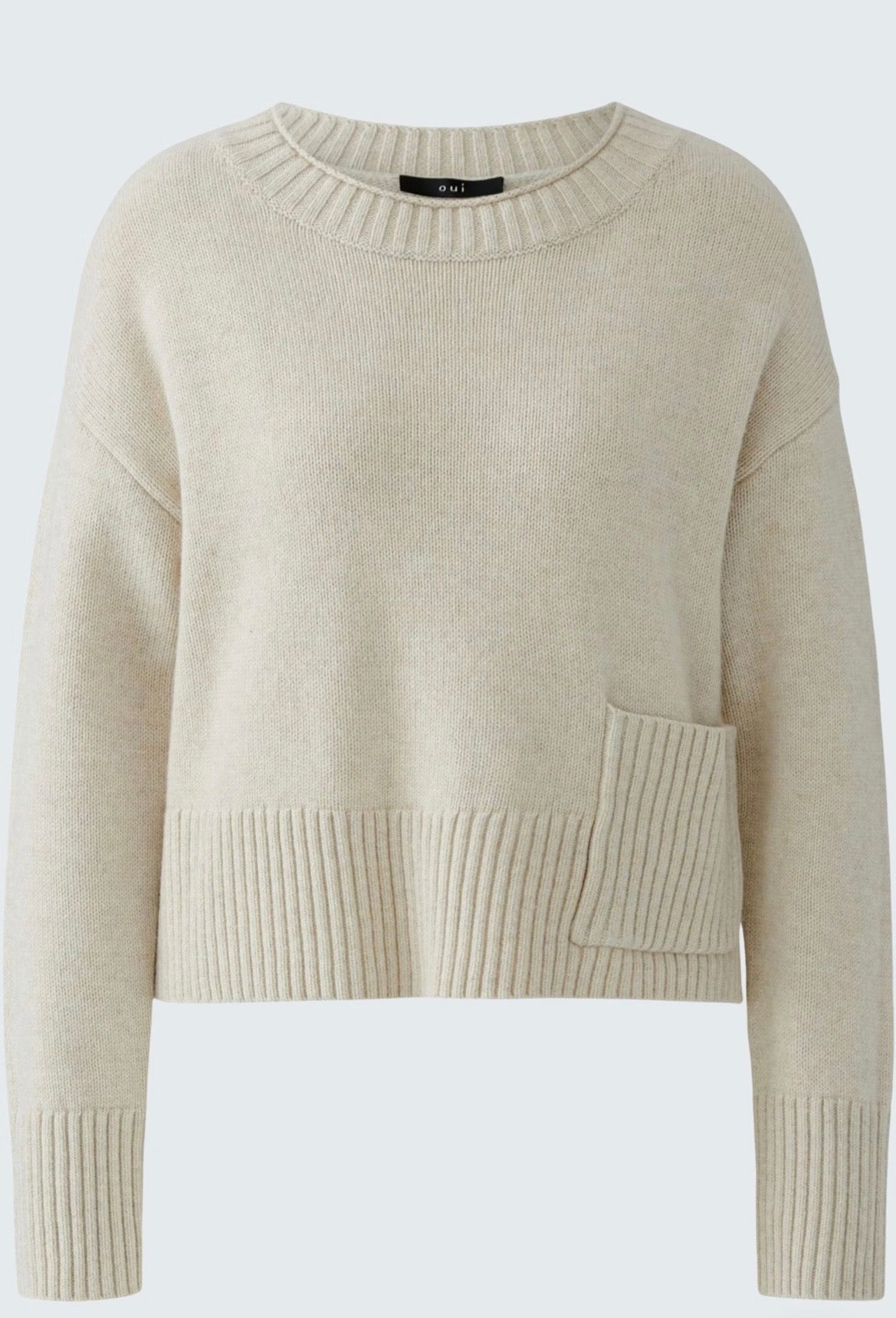 Oui Light Beige Pullover