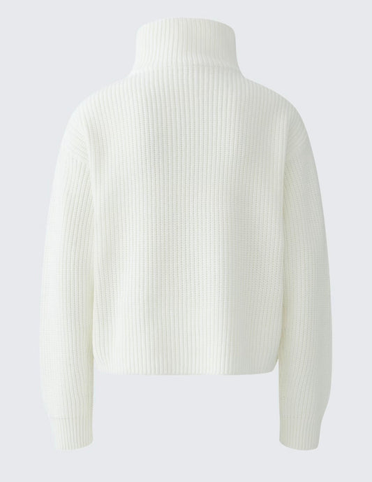 Oui Gardenia Pullover  94273  Off White