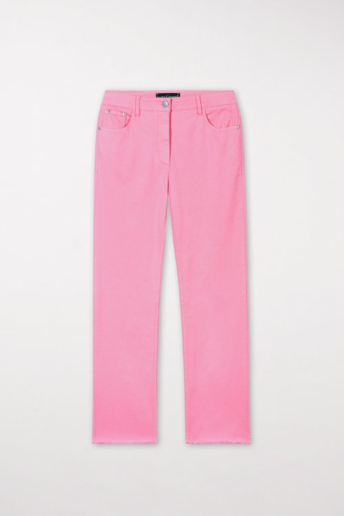 Luisa Cerano Pink Baby Flare Jeans