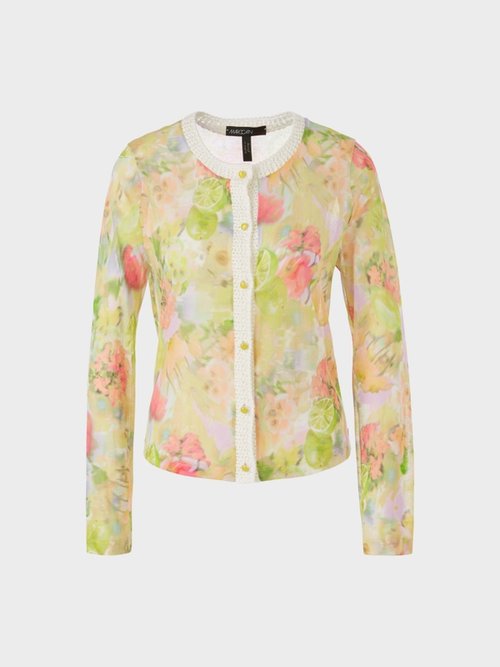 Marc Cain Floral Fruit Cardigan