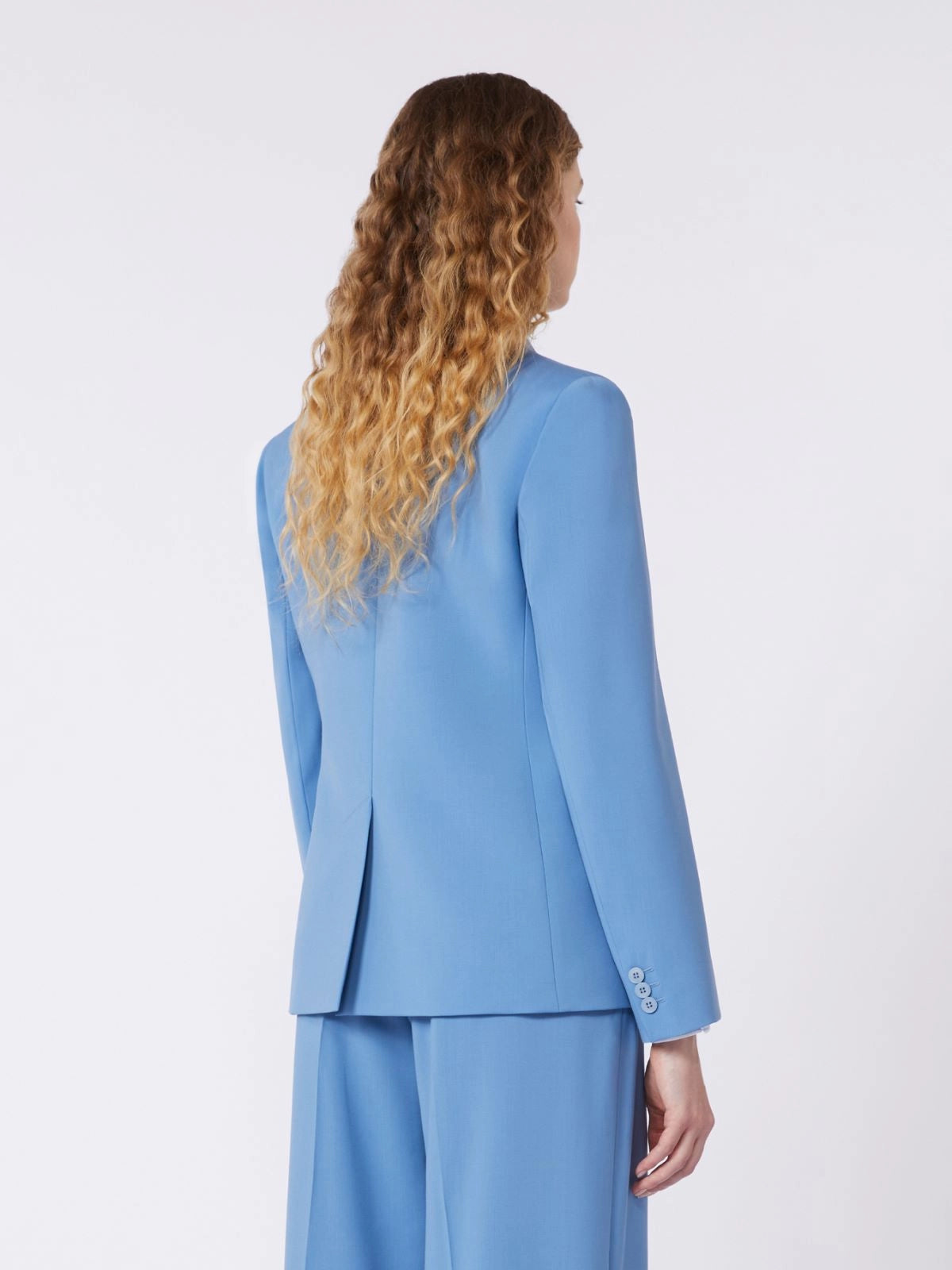 Weekend MaxMara Stretch Wool Blazer  Blue   WKDLAMINE