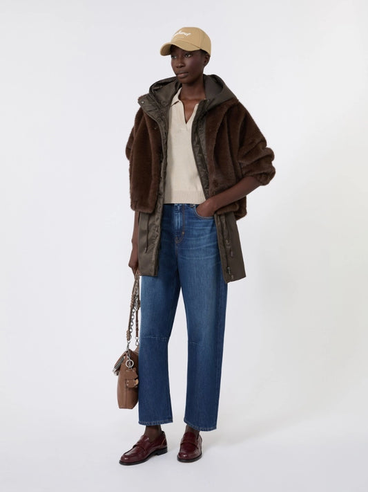 Weekend Maxmara Faux Fur Jacket   WKDANEMONE