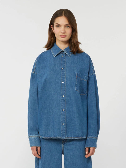 Weekend MaxMara Cotton Denim Shirt    WKDFOGGIA
