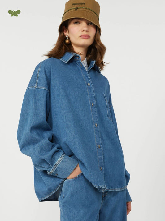 Weekend MaxMara Cotton Denim Shirt    WKDFOGGIA