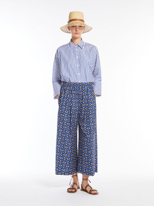Weekend MaxMara Poplin Trousers. Virgin