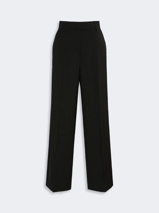 Weekend Maxmara Black Stretch wool Trousers   WKDVISIVO