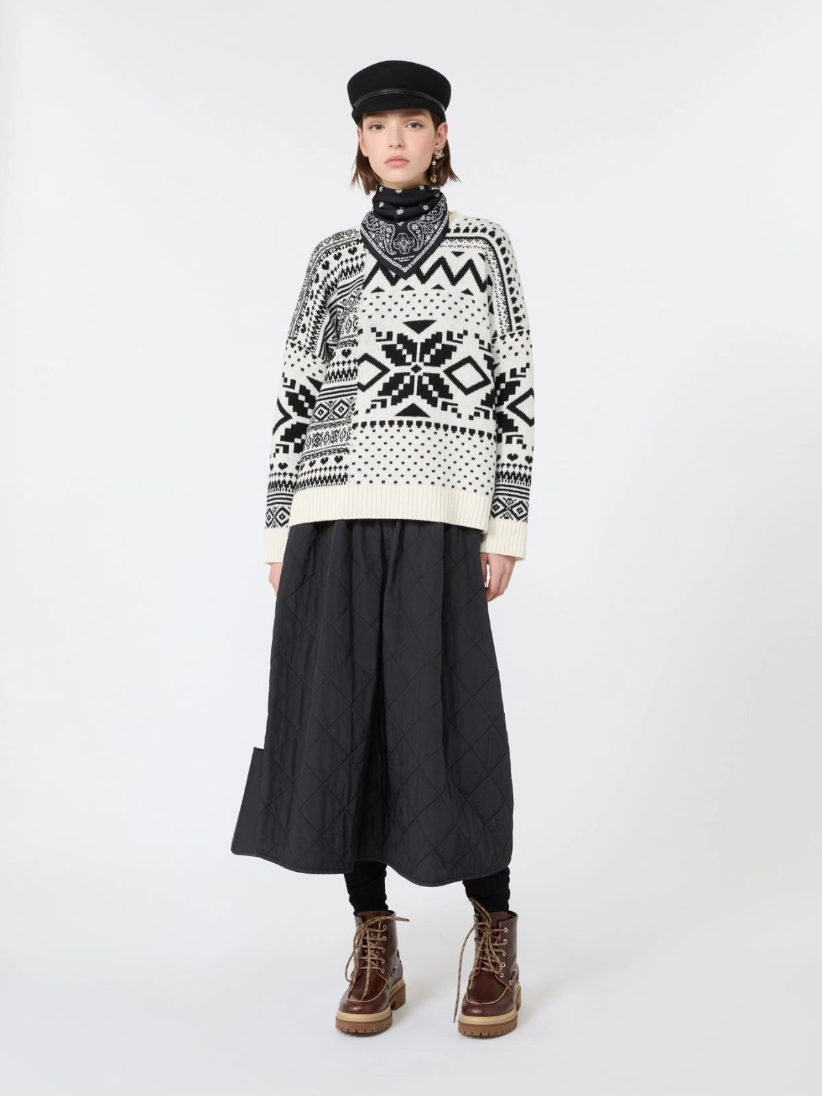 Weekend MaxMara Loose Jacquard Print Jumper  WKDPAVIDI