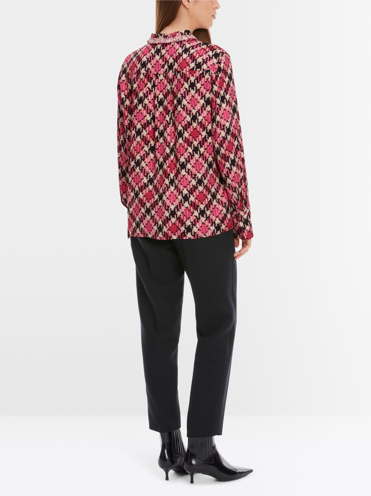 Marc Cain Check Print Blouse