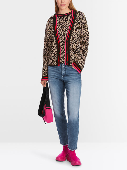 Marc Cain Leopard Cardigan