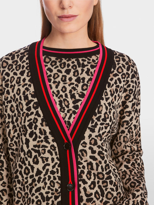Marc Cain Leopard Cardigan