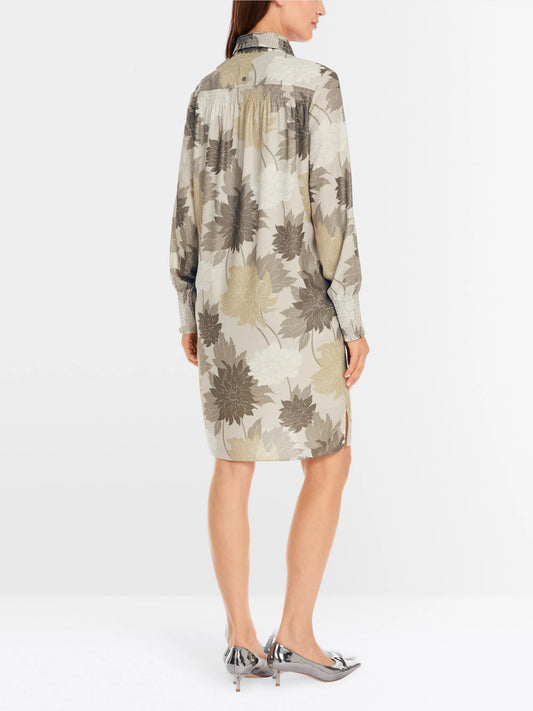 Marc Cain Rethink Together dress with smocking details  Item no.: YC 21.06 W14 col. 127