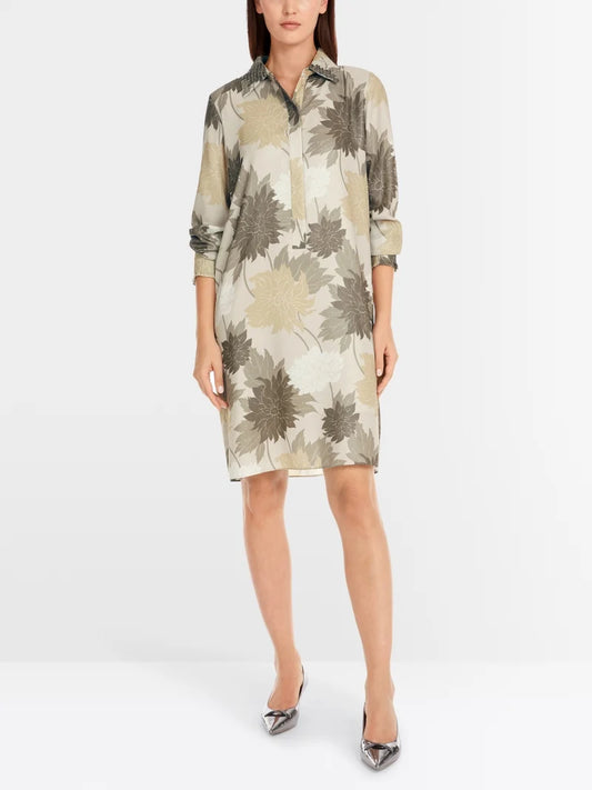 Marc Cain Rethink Together dress with smocking details  Item no.: YC 21.06 W14 col. 127