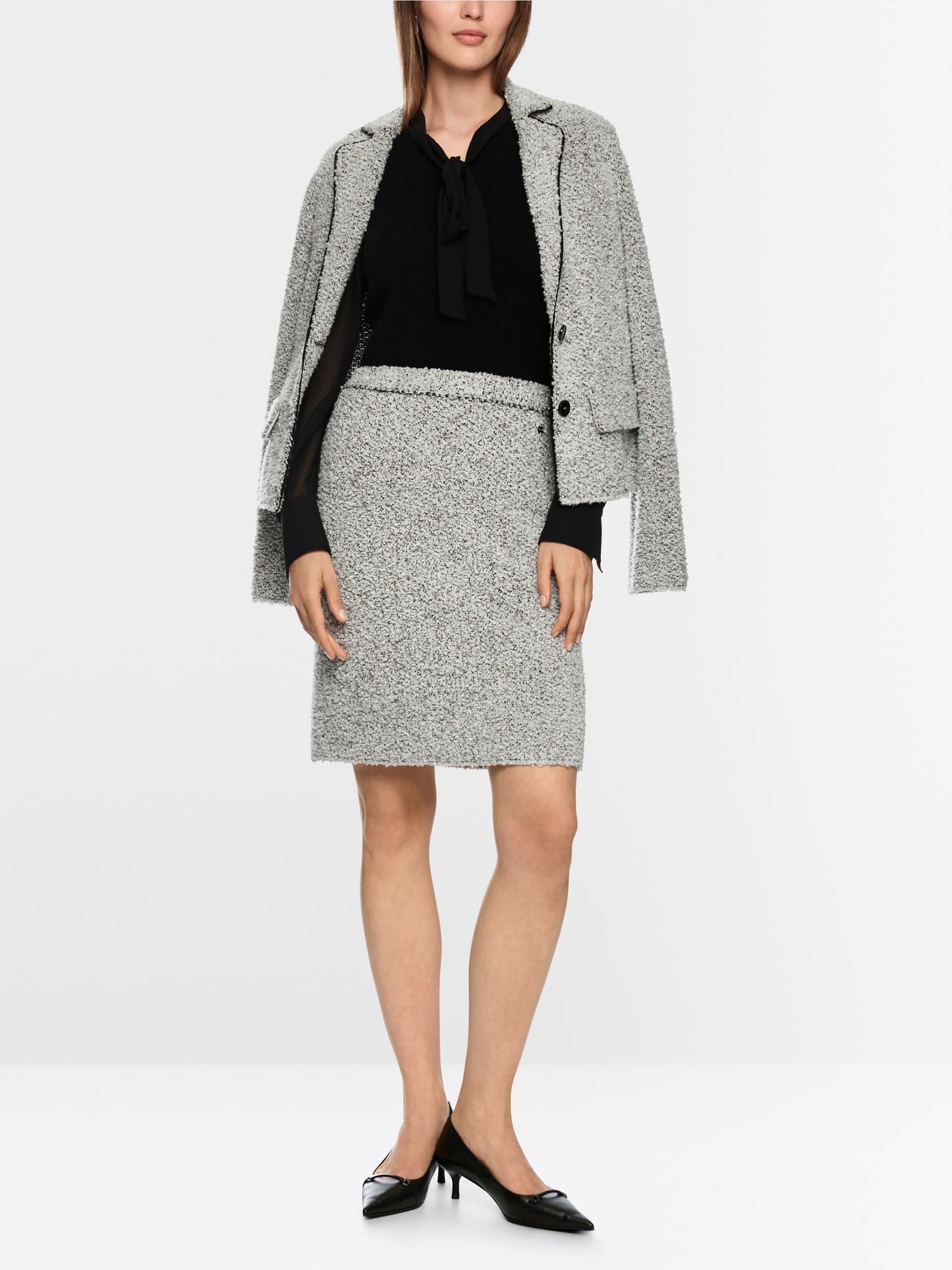 Marc Cain Knitted Boucle Skirt