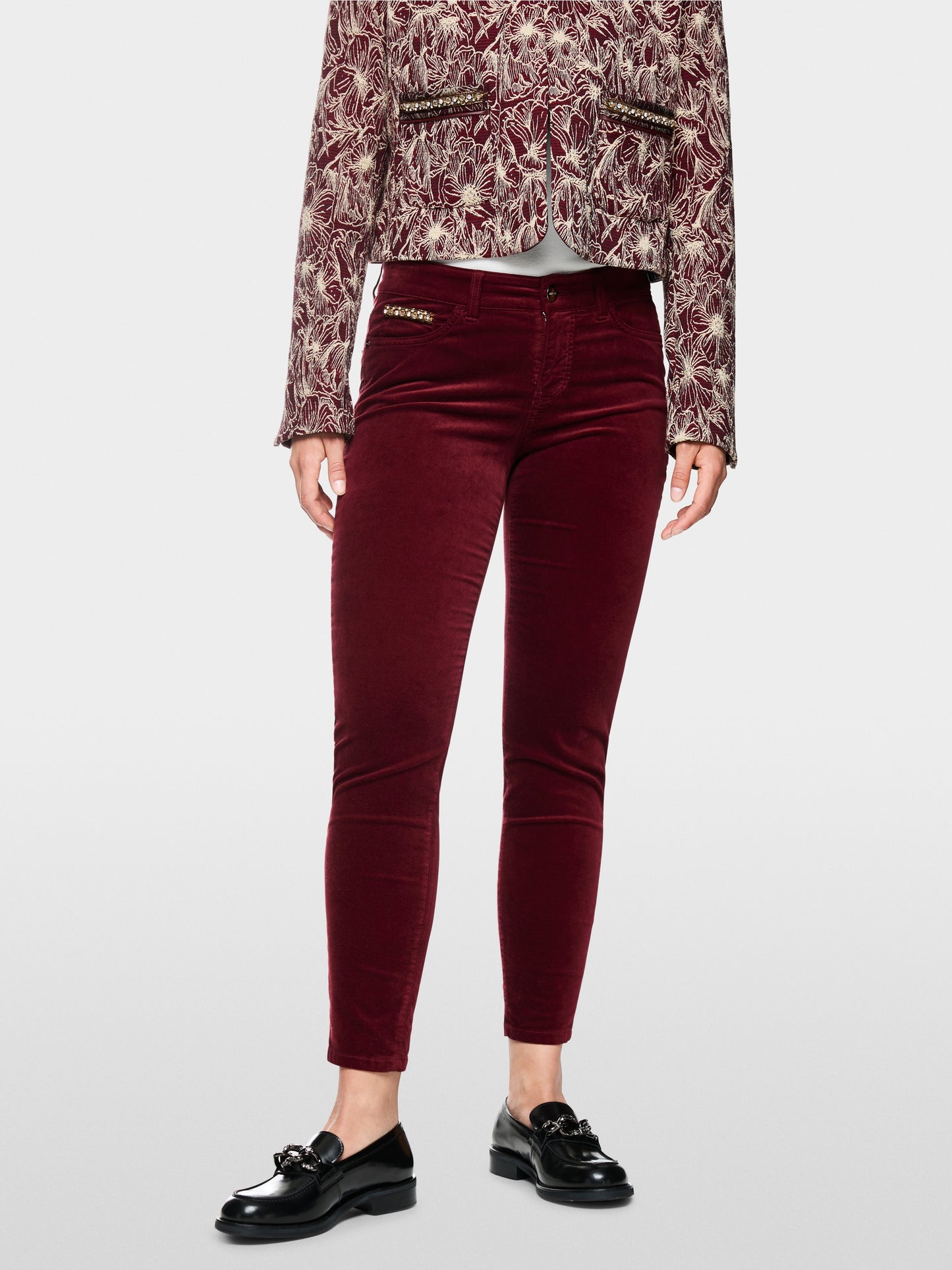 MarcCain SILVI low waist slim fit trousers ZC 81.02 W48