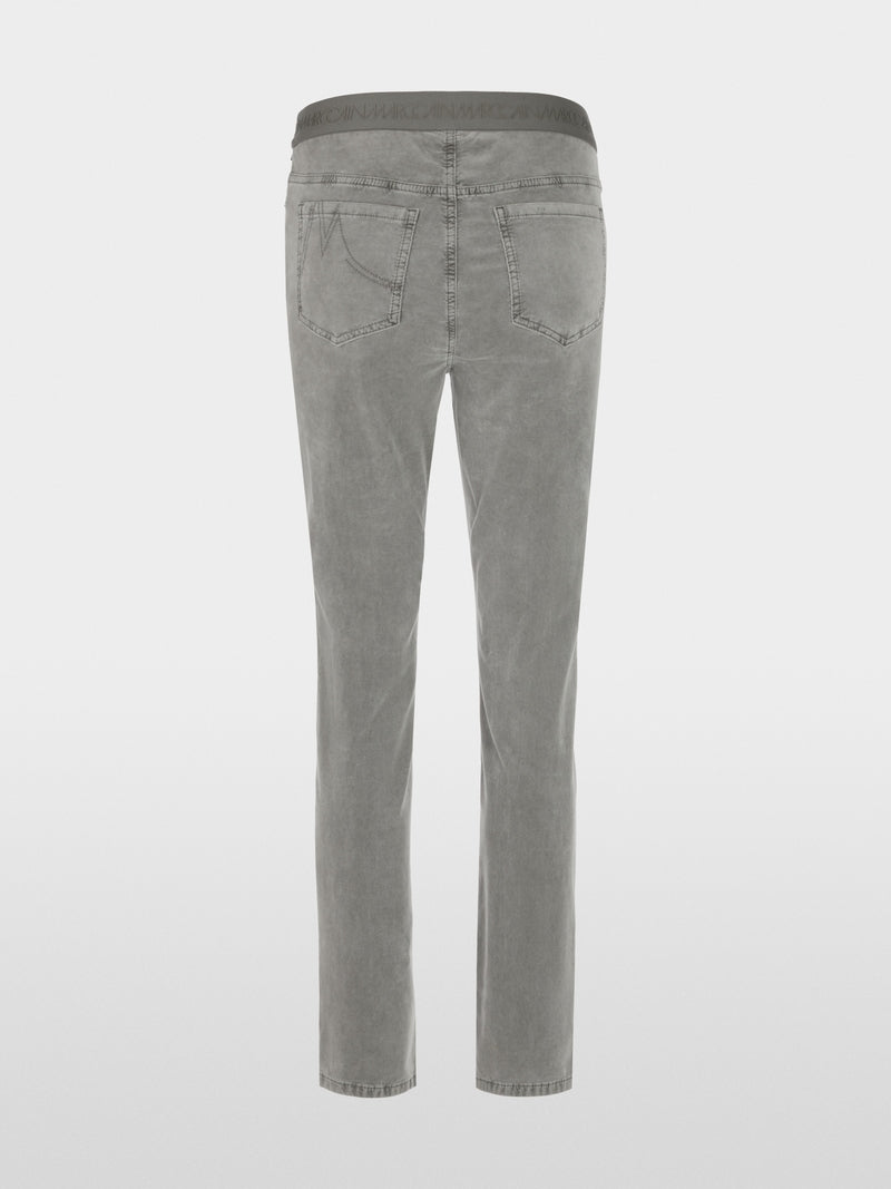 Marc Cain Siena Grey Velvet Trousers ZP 81.31 W70