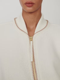 Varley   Klaudia Fleece Jacket - Egret