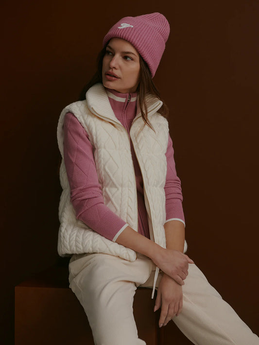 Varley Irina Cable-Knit Gilet
