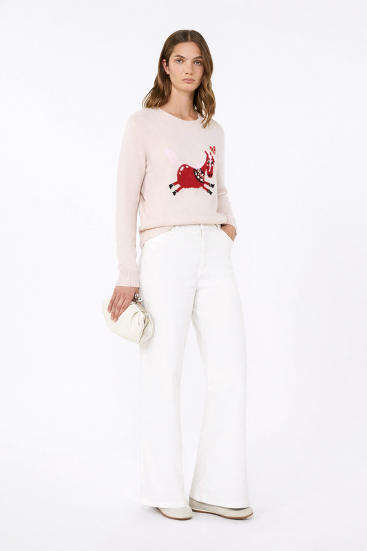 Weekend MaxMara Cotton Drill Wide-Leg Trousers  WKDMEDINA