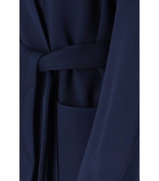 MM MaxMara Diletta Belted Coat   In Navy or Cream
