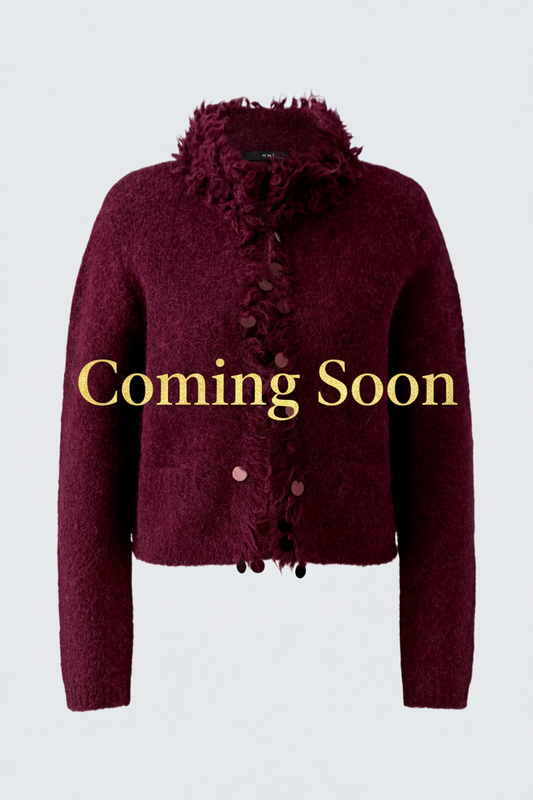 Coming Soon - Burgundy Cardigan