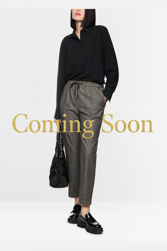 Coming Soon - Marc Cain Brown Melange Jogger Trousers