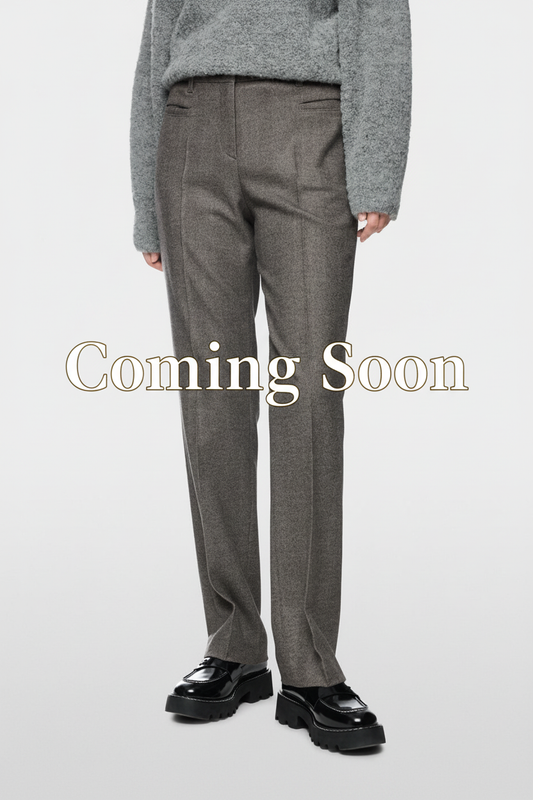 Coming Soon - Marc Cain Brown Melange Tailored Trousers