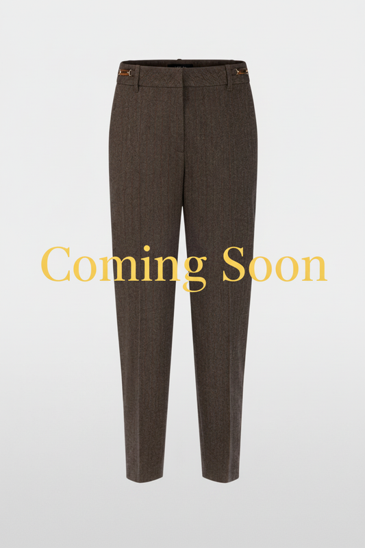 Coming Soon - Marc Cain Brown Tailored Trousers