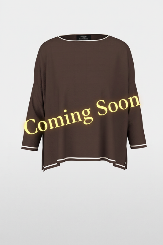 Coming Soon - Marc Cain Chocolate Batwing Top