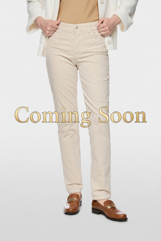 Coming Soon - Marc Cain Cream Corduroy Trousers
