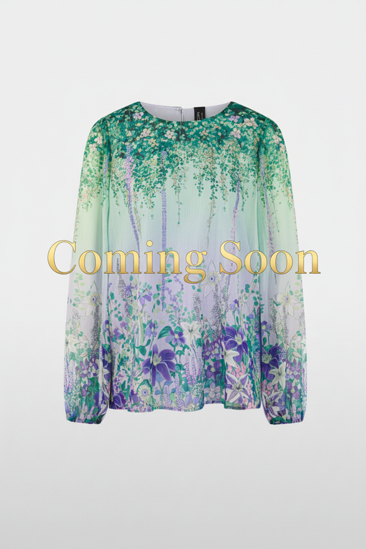 Coming Soon - Marc Cain Floral Chiffon Blouse