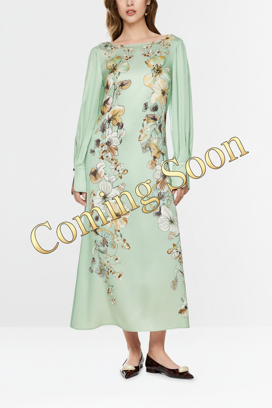 Coming Soon - Marc Cain Floral Maxi Dress