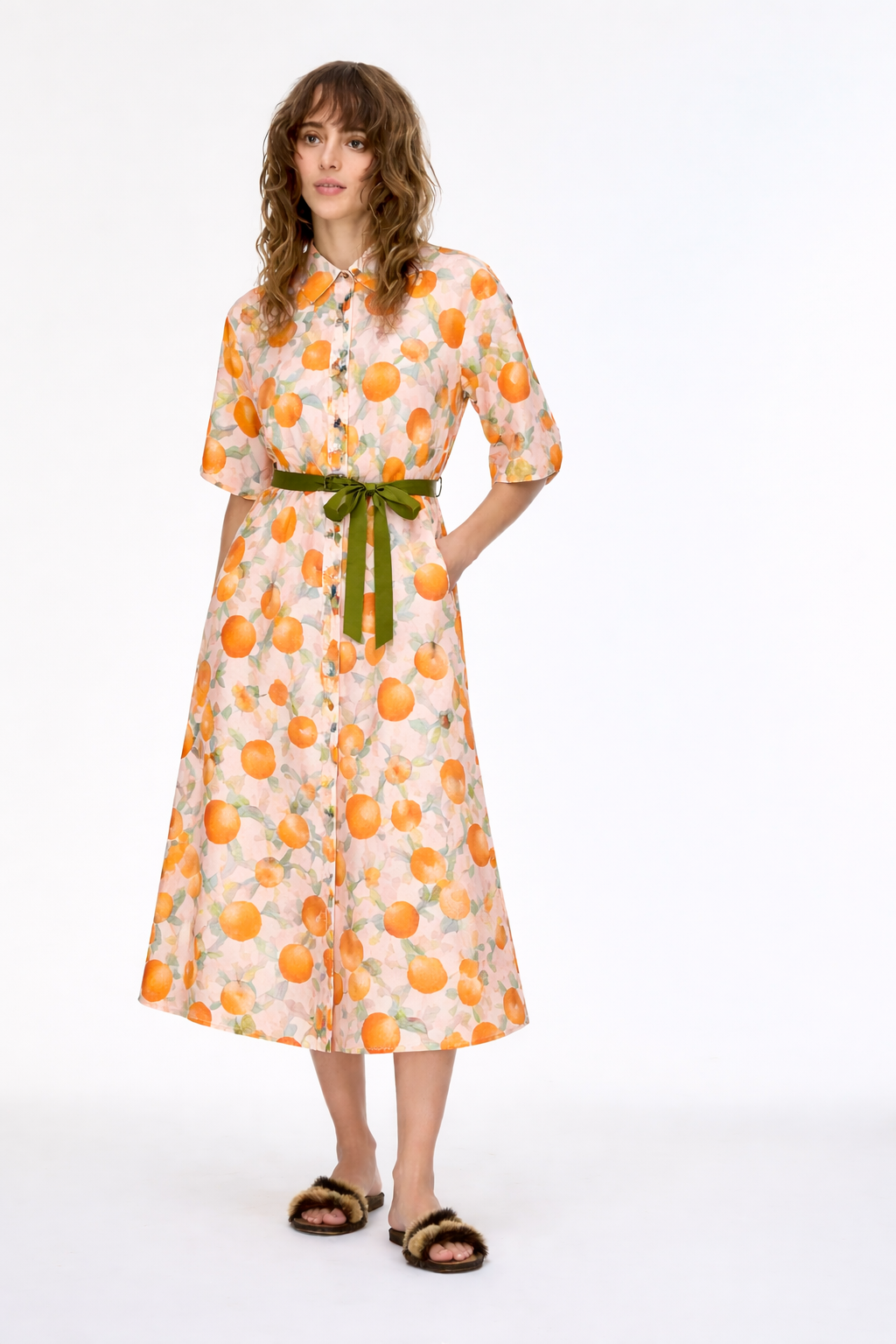 IBlues FLARED, FIGURE-SKIMMING DRESS  IBLSALMO