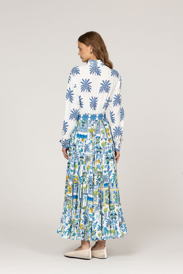 Inoa Maxi Perorian Dress  Papier Colle