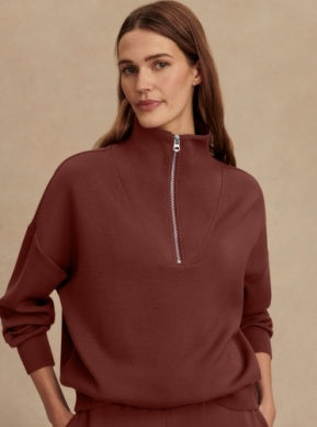 Varley Hawley Half-Zip Cinnamon